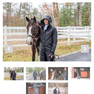 Size large-short Redingote equestrian Rain Suit